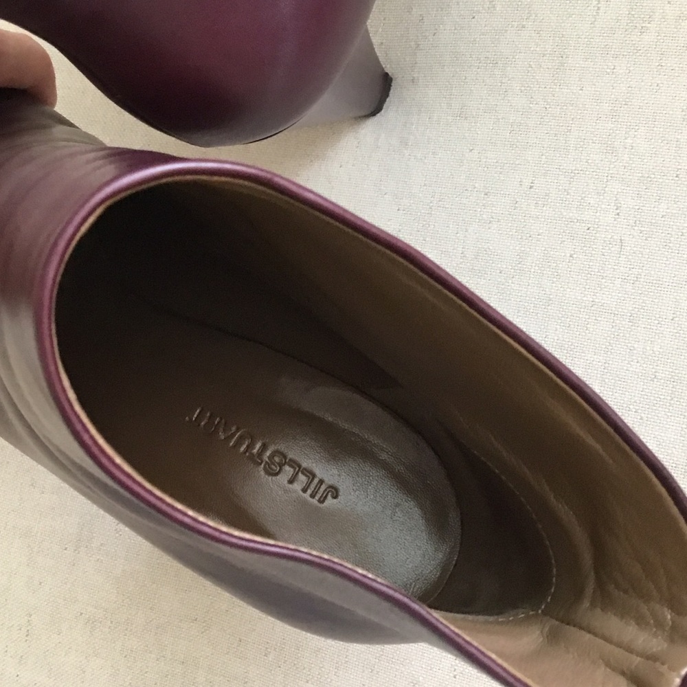 Jill Stuart maroon booties - Picture 6 of 8